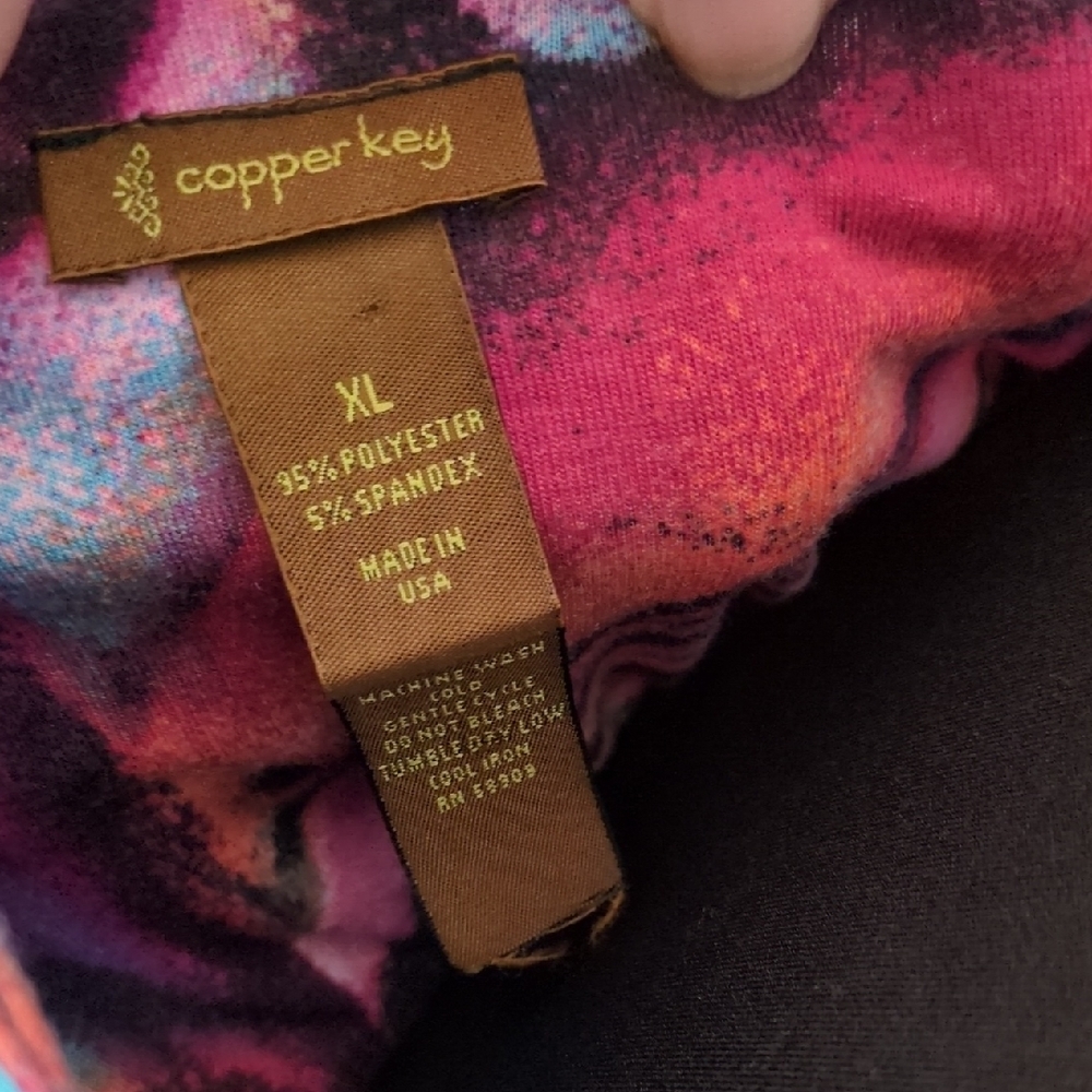 Copper Key Multicolor Abstract 2 Piece Top & Maxi Skirt Set - Picture 8 of 9